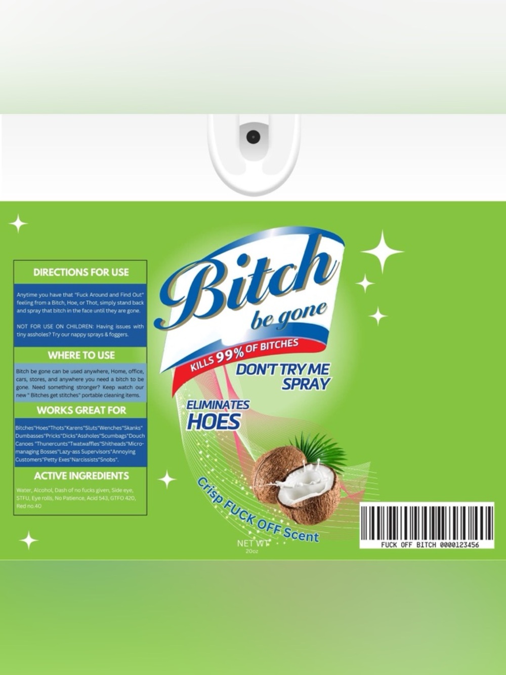 B**ch be gone tumbler 20oz